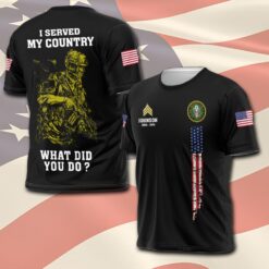 US Army, E 4 Army Specialist - T-Shirt