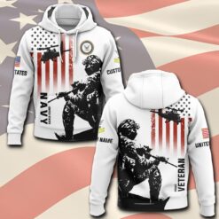 US Navy, E 9 Gold - Hoodie