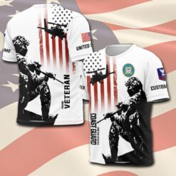 US Coast Guard, E 4 Gold - T-Shirt