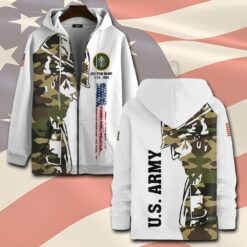 US Army, E 8 Army First Sergeant - Zip Hoodie