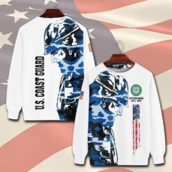 US Coast Guard, E 6 Red - Sweatshirt