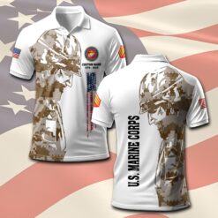 US Marine Corps, Freedom Over Fear - Polo Shirt