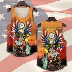 US Navy, By Sea, Air and Land - Tank-Top