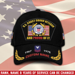 US Coast Guard, Proud To Have Served - Classic Cap