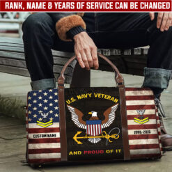 US Navy, Semper Fortis - Travel Bag - Size L: 20.4 x 9.4 x 10.2 inches