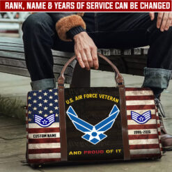 US Air Force, O 6 Air Force Colonel - Travel Bag - Size L: 20.4 x 9.4 x 10.2 inches