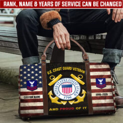 US Coast Guard, All Gave Some, Some Gave All - Travel Bag - Size L: 20.4 x 9.4 x 10.2 inches