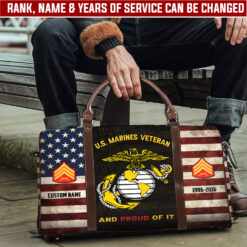 US Marine Corps, Remember - Honor - Respect - Travel Bag - Size L: 20.4 x 9.4 x 10.2 inches