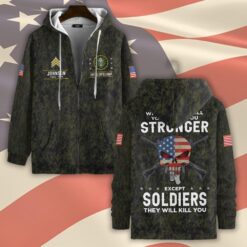 US Army, No One Gets Left Behind - Zip Hoodie