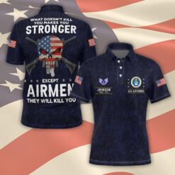 US Air Force , Honor The Fallen - Polo Shirt