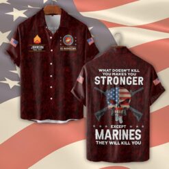 US Marine Corps, E 2 Marines Private First Class - Short Sleeve Button Shirt