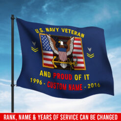 US Navy, Once A Sailor, Always A Sailor - Flying Flag 5×8 Feet(152×244 Cm)