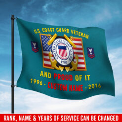 US Coast Guard, E 4 Red - Flying Flag 5×8 Feet(152×244 Cm)