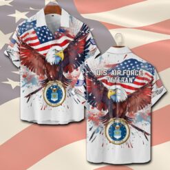 US Air Force , I Walked The Walk - Short Sleeve Button Shirt