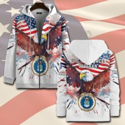 US Air Force , Always Remember, Never Forget - Zip Hoodie