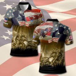 US Air Force , E 3 Air Force Airman First Class - Polo Shirt