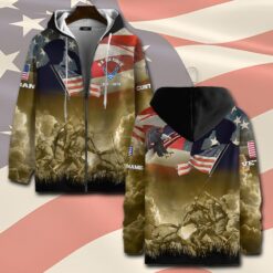 US Air Force , Proud Veteran - Zip Hoodie