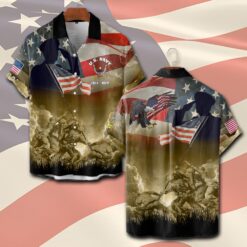 US Navy, Proud To Have Served - Short Sleeve Button Shirt