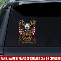 US Navy, Anchors Aweigh - Car Sticker