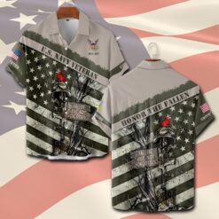 US Navy, The Sea is Ours - Short Sleeve Button Shirt