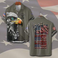 US Air Force , Life And Pride - Short Sleeve Button Shirt