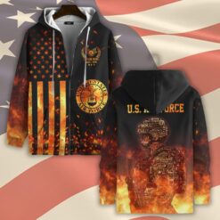 US Air Force , I Walked The Walk - Zip Hoodie