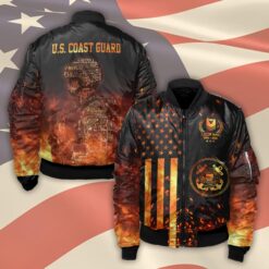 US Coast Guard, All Gave Some, Some Gave All - Bomber Jacket