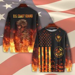 US Coast Guard, E 8 Gold - Sweatshirt