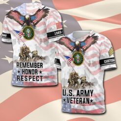 US Army, Honoring All Who Served - T-Shirt