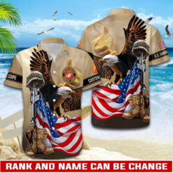 US Marine Corps, No One Fights Alone - Hawaii Shirt