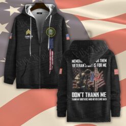 US Army, No One Gets Left Behind - Zip Hoodie