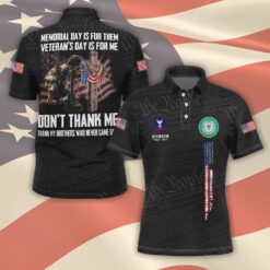 US Coast Guard, E 3 Red - Polo Shirt