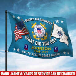 US Coast Guard, No One Fights Alone - Flying Flag 2×3 Feet(60×90 Cm)
