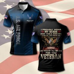 US Air Force , E 3 Air Force Airman First Class - Polo Shirt