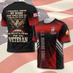 US Marine Corps, All Gave Some, Some Gave All - T-Shirt