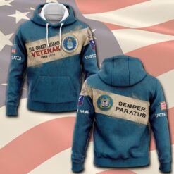 US Coast Guard, E 2 Blue - Hoodie