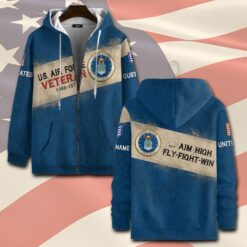 US Air Force , Freedom Isn't Free - Zip Hoodie