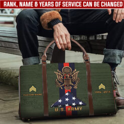 US Army, Freedom Over Fear - Travel Bag - Size L: 20.4 x 9.4 x 10.2 inches