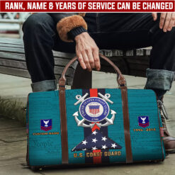 US Coast Guard, Remember - Honor - Respect - Travel Bag - Size L: 20.4 x 9.4 x 10.2 inches