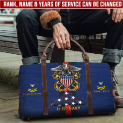 US Navy, No One Gets Left Behind - Travel Bag - Size L: 20.4 x 9.4 x 10.2 inches
