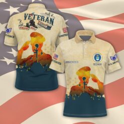US Air Force , Honor The Fallen - Polo Shirt