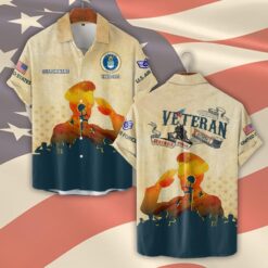 US Air Force , Honor, Duty, Service - Short Sleeve Button Shirt