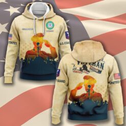 US Coast Guard, E 8 Gold - Hoodie