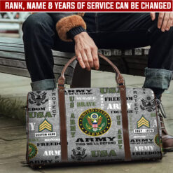 US Army, E 6 Army Specialist - Travel Bag - Size L: 20.4 x 9.4 x 10.2 inches