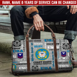 US Coast Guard, Defender of Freedom - Travel Bag - Size L: 20.4 x 9.4 x 10.2 inches