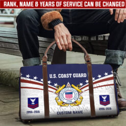 US Coast Guard, E 7 Gold - Travel Bag - Size L: 20.4 x 9.4 x 10.2 inches