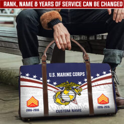 US Marine Corps, Remember - Honor - Respect - Travel Bag - Size L: 20.4 x 9.4 x 10.2 inches
