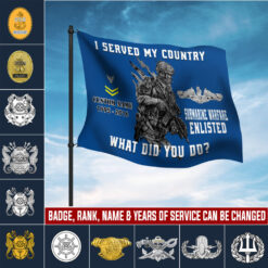 Navy Badge, E 2 White - Flying Flag 3×5 Feet(90×150 Cm)