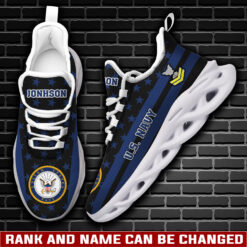 US Navy, Remember - Honor - Respect - Max Soul Shoes