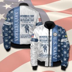 US Navy, Lest We Forget - Bomber Jacket